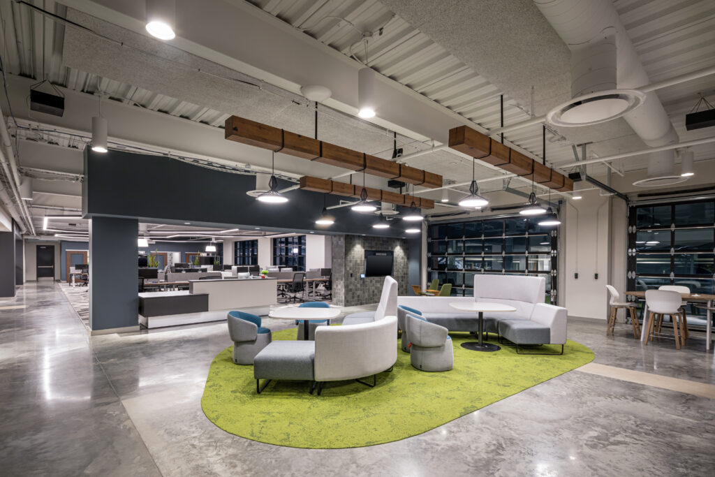 nice looking modern building inside